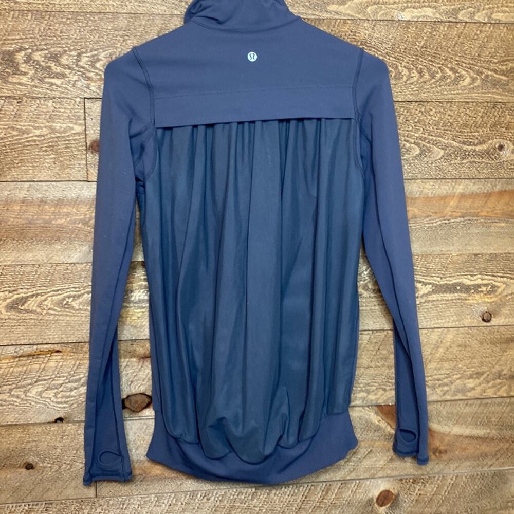 Lululemon Tadasana Get Started Mesh Back athletic jacket Gray Size 4